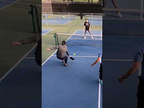 Thumbnail of Is hitting an out ball really so dramatic? #pickleball