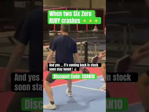 Thumbnail of Two Six Zero RUBY collides 😱 #pickleball #pickleballskills #shortsvideo #short #sixzero #shorts